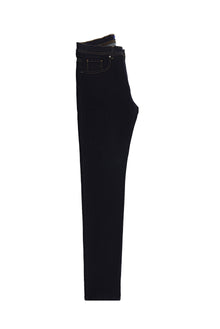 Koyu Lacivert Slim Fit Dar Kesim Likralı Denim Pantolon