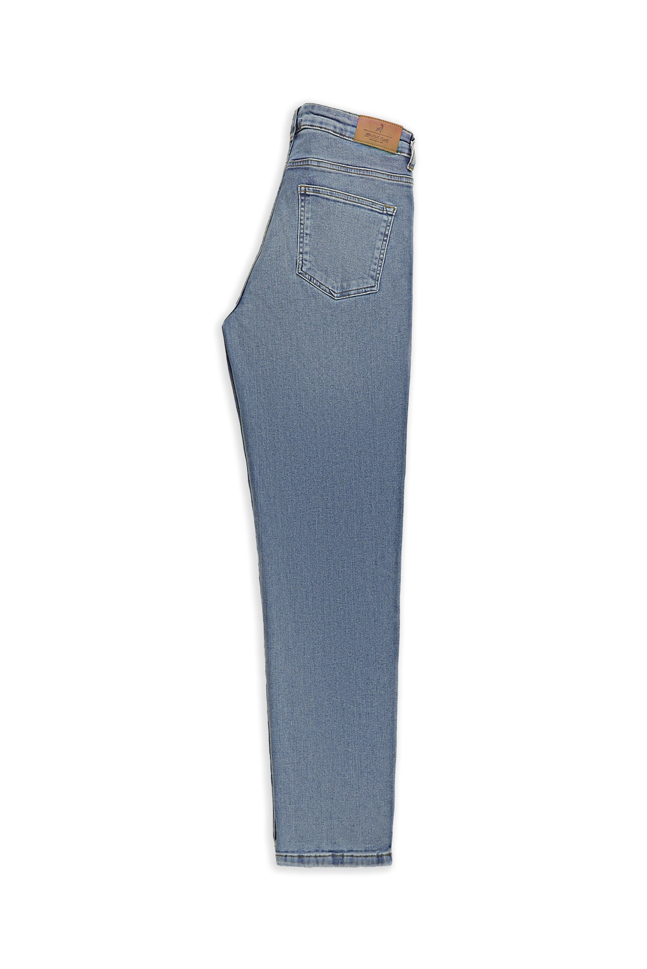 Açık Mavi Regular Fit Likralı Denim Pantolon