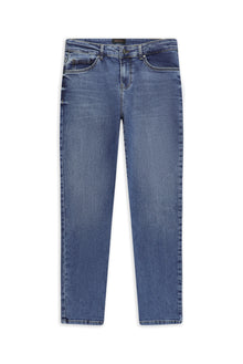 Koyu Mavi  Regular Fit Likralı Denim Pantolon
