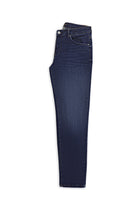 Koyu İndigo Regular Fit Likralı Denim Pantolon