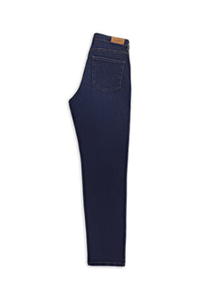 Koyu İndigo Regular Fit Likralı Denim Pantolon