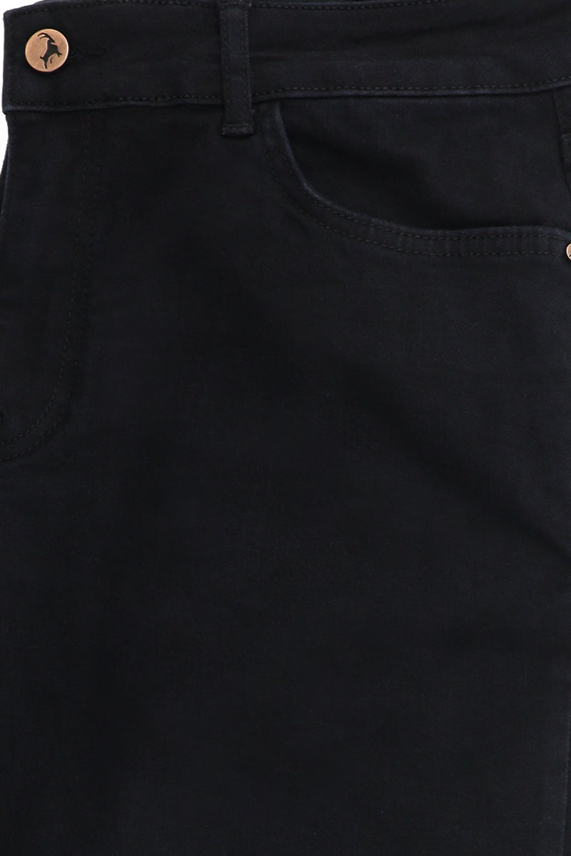 Koyu Lacivert Regular Fit Likralı Denim Pantolon