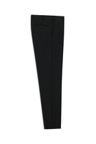 Siyah 7 Drop Slim Fit Dar Kesim Yünlü Klasik Kuma? Pantolon-Abdullah Ki??l?