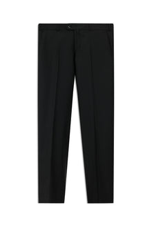 Siyah 7 Drop Slim Fit Dar Kesim Yünlü Klasik Kuma? Pantolon-Abdullah Ki??l?