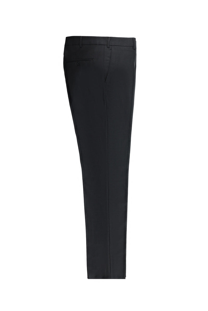 Açık Füme Super Slim Fit Ekstra Dar Kesim Yünlü Klasik Kumaş Pantolon