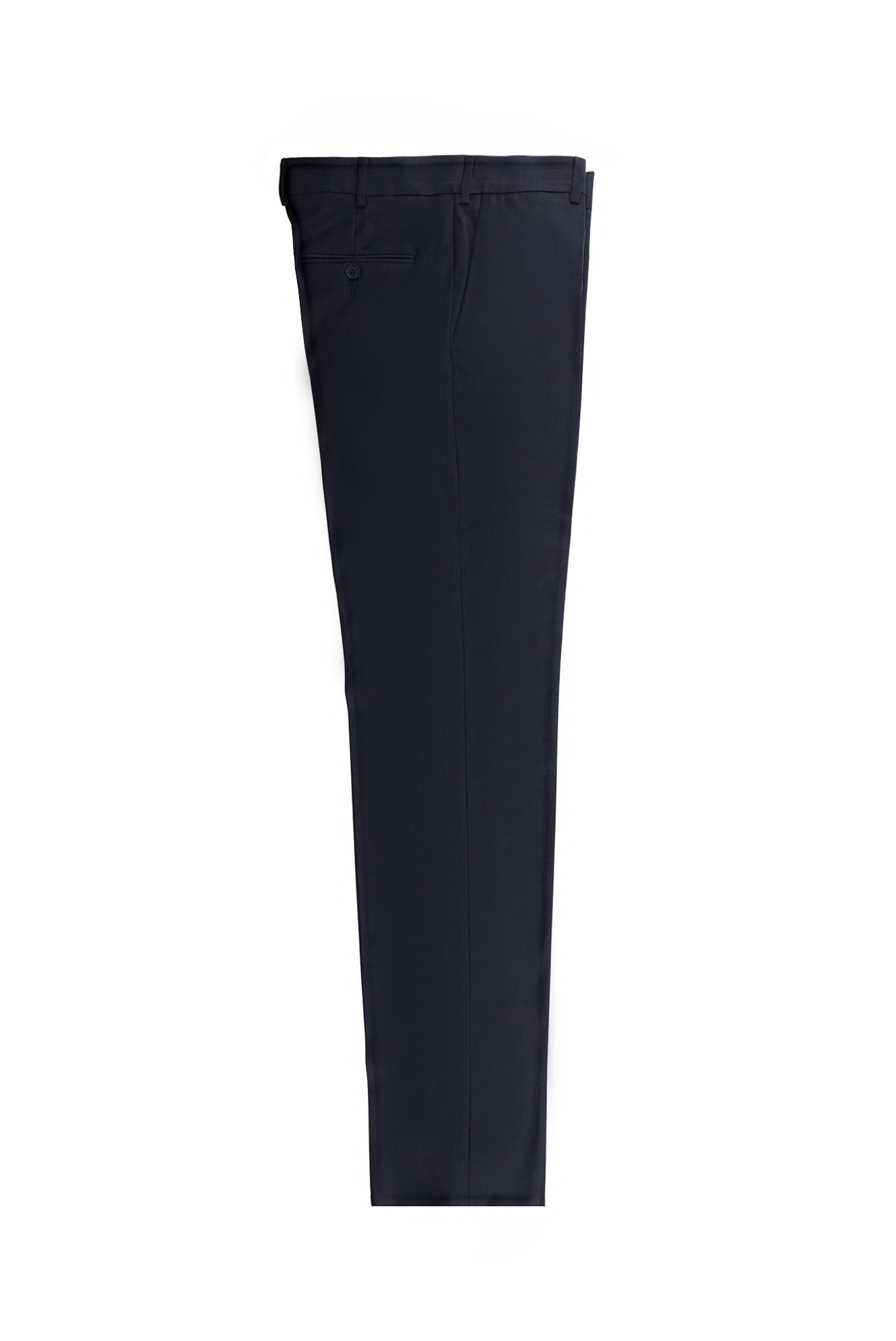 Siyah Lacivert Super Slim Fit Ekstra Dar Kesim Yünlü Klasik Kumaş Pantolon