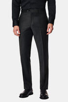 Koyu Füme 4 Drop Relaxed Fit Rahat Kesim Yünlü Klasik Kuma? Pantolon-Abdullah Ki??l?