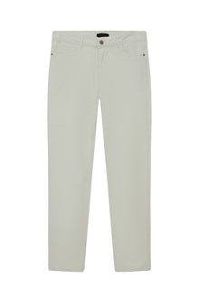 Kırık Beyaz Regular Fit Lyocell Likralı Denim Look Pantolon