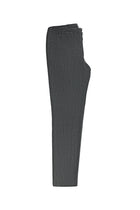 Koyu Füme Super Slim Fit Ekstra Dar Kesim Yünlü Beli Lastikli İpli Pantolon