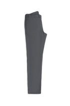 Açık Antrasit Slim Fit Dar Kesim Keten Karışımlı Klasik Kumaş Pantolon