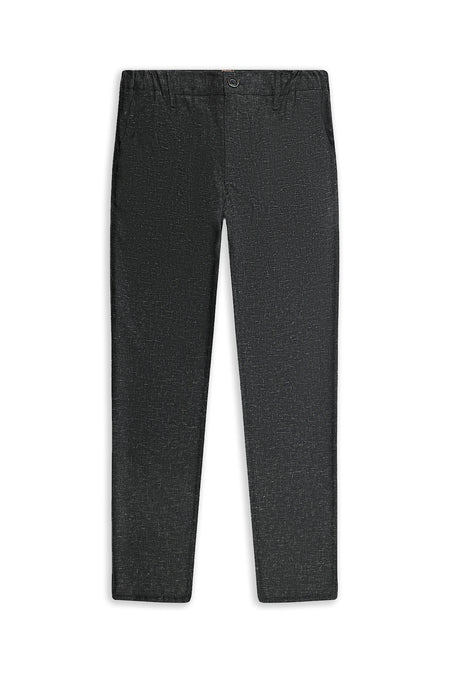 Orta Antrasit Slim Fit Dar Kesim Likra Klasik Kumaş Pantolon