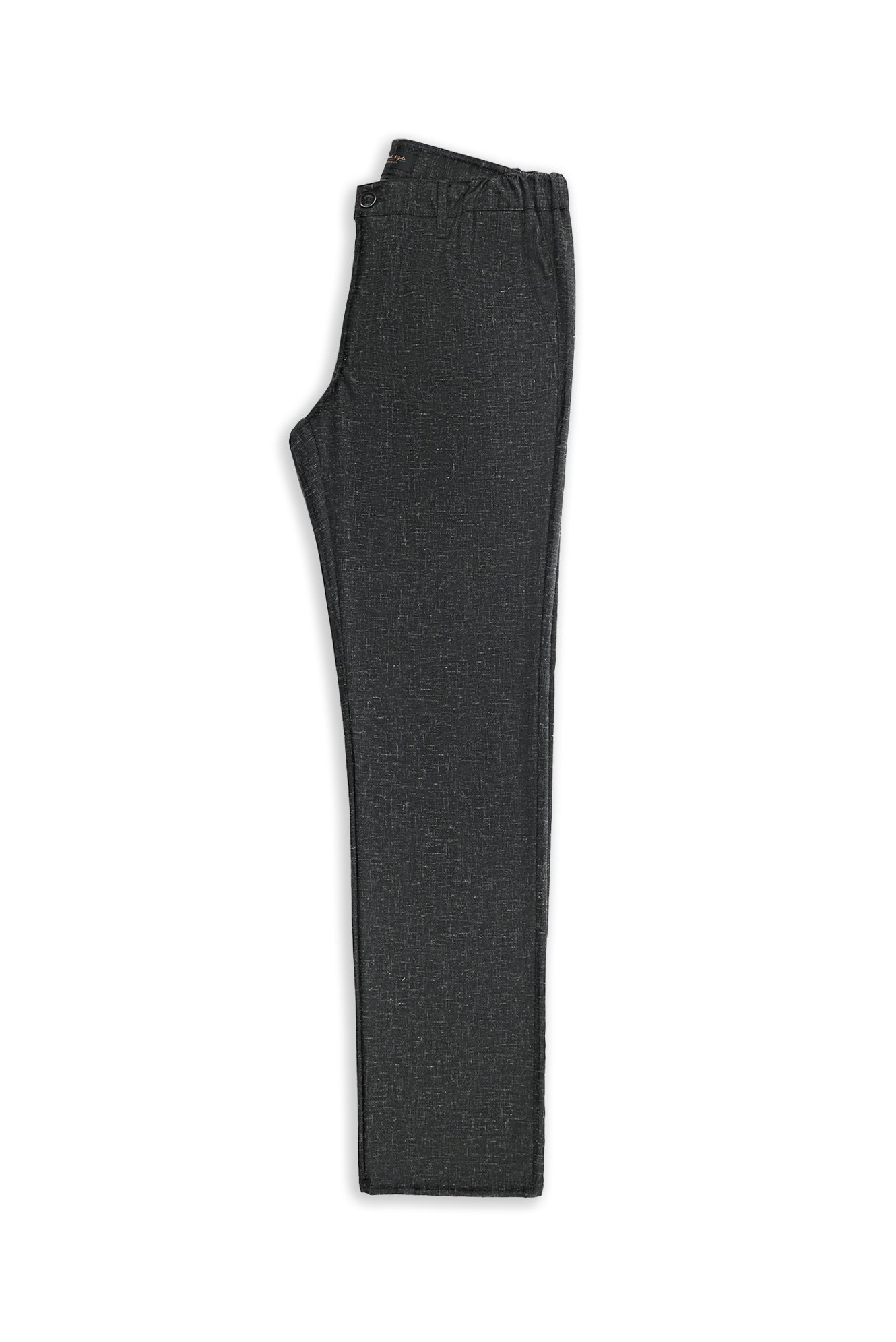 Orta Antrasit Slim Fit Dar Kesim Likra Klasik Kumaş Pantolon