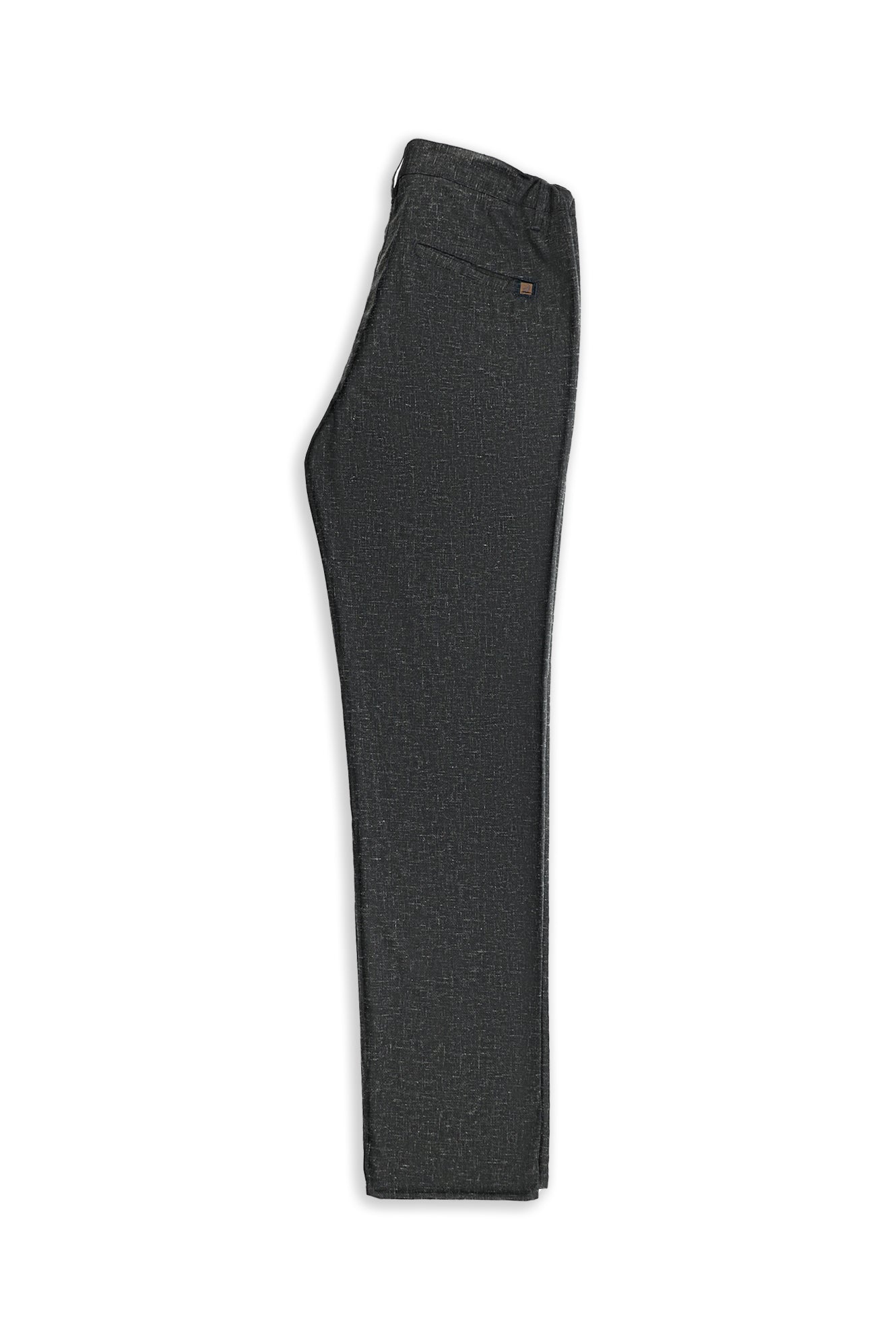 Orta Antrasit Slim Fit Dar Kesim Likra Klasik Kumaş Pantolon