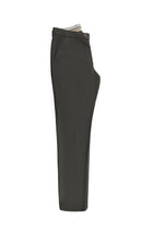 Koyu Kahve Slim Fit Dar Kesim Desenli Likralı Klasik Kumaş Pantolon