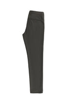 Koyu Kahve Slim Fit Dar Kesim Desenli Likralı Klasik Kumaş Pantolon