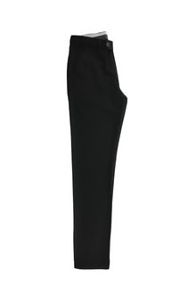 Koyu Antrasit Slim Fit Dar Kesim Desenli Likralı Klasik Kumaş Pantolon