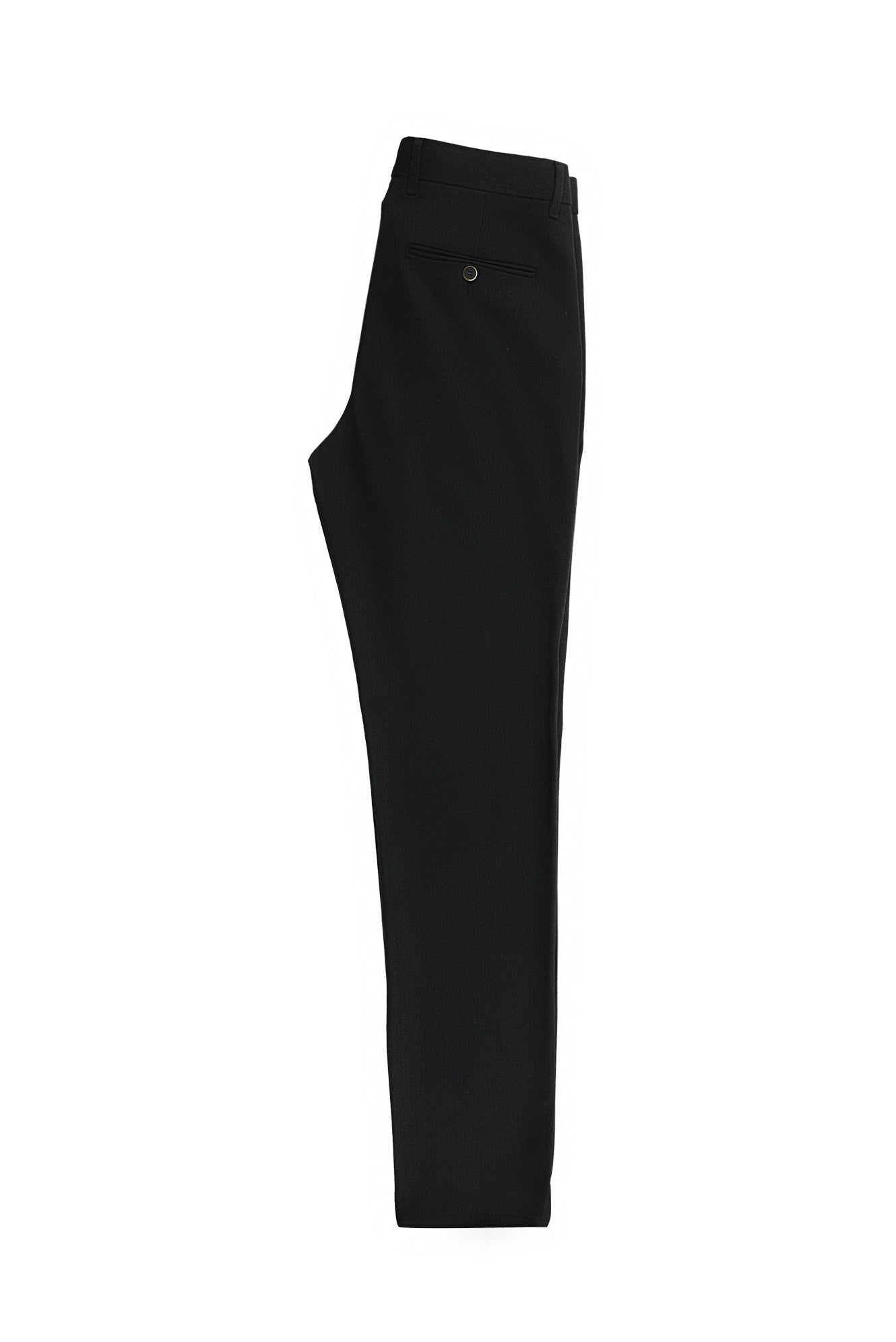 Koyu Antrasit Slim Fit Dar Kesim Desenli Likralı Klasik Kumaş Pantolon