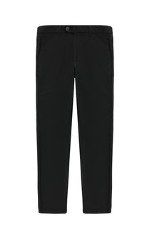 Koyu Antrasit Slim Fit Dar Kesim Desenli Likralı Klasik Kumaş Pantolon