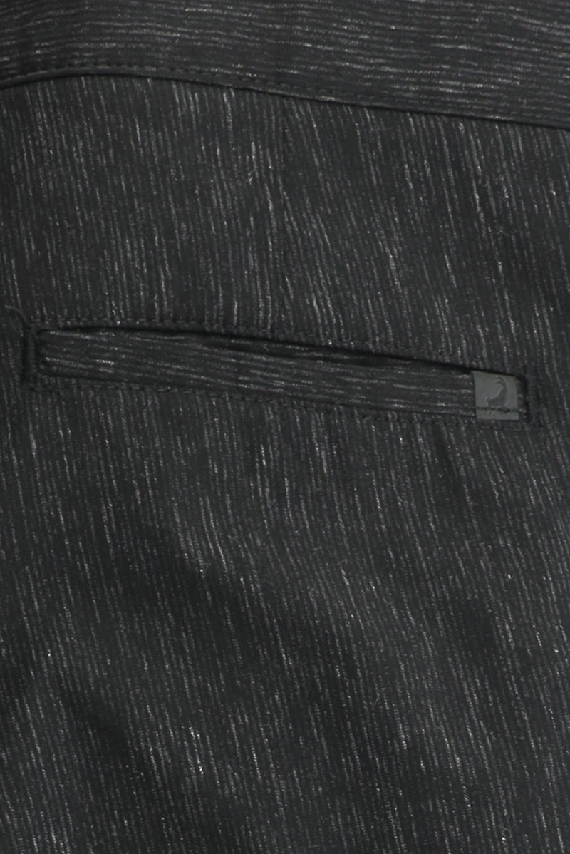 Siyah Likralı Desenli Klasik Kumaş Pantolon