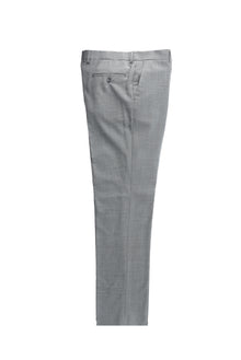 Orta Gri 7 Drop Slim Fit Dar Kesim Yünlü Klasik Kuma? Pantolon-Abdullah Ki??l?