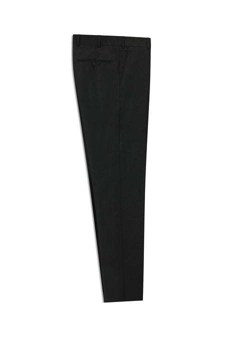 Koyu Antrasit 4 Drop Relaxed Fit Rahat Kesim Yünlü Klasik Kuma? Pantolon-Abdullah Ki??l?