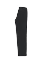 Siyah Regular Fit Beli İpli Likralı Gofre Klasik Kumaş Pantolon