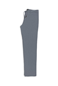 Koyu Füme Regular Fit Beli İpli Likralı Gofre Klasik Kumaş Pantolon