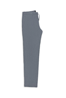 Koyu Füme Regular Fit Beli İpli Likralı Gofre Klasik Kumaş Pantolon