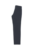 Orta Lacivert Regular Fit Beli İpli Likralı Gofre Klasik Kumaş Pantolon