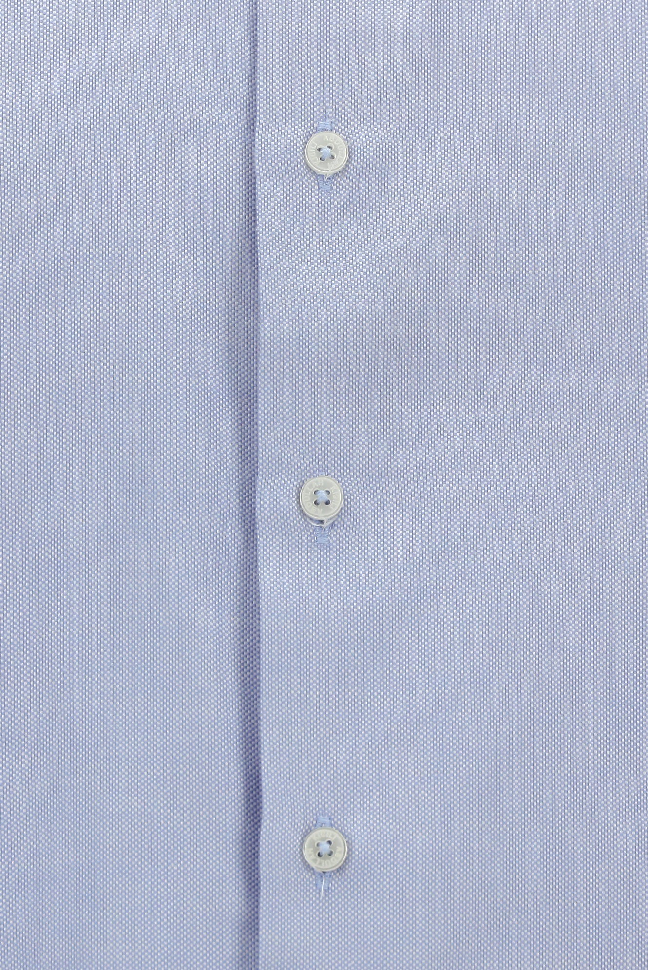 Aç?k Mavi Uzun Kol Slim Fit Dar Kesim Oxford Pamuk Gömlek-Abdullah Ki??l?