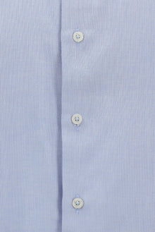 Aç?k Mavi Uzun Kol Slim Fit Dar Kesim Oxford Pamuk Gömlek-Abdullah Ki??l?