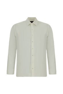 Beyaz Uzun Kol Slim Fit Dar Kesim Oxford Pamuk Gömlek