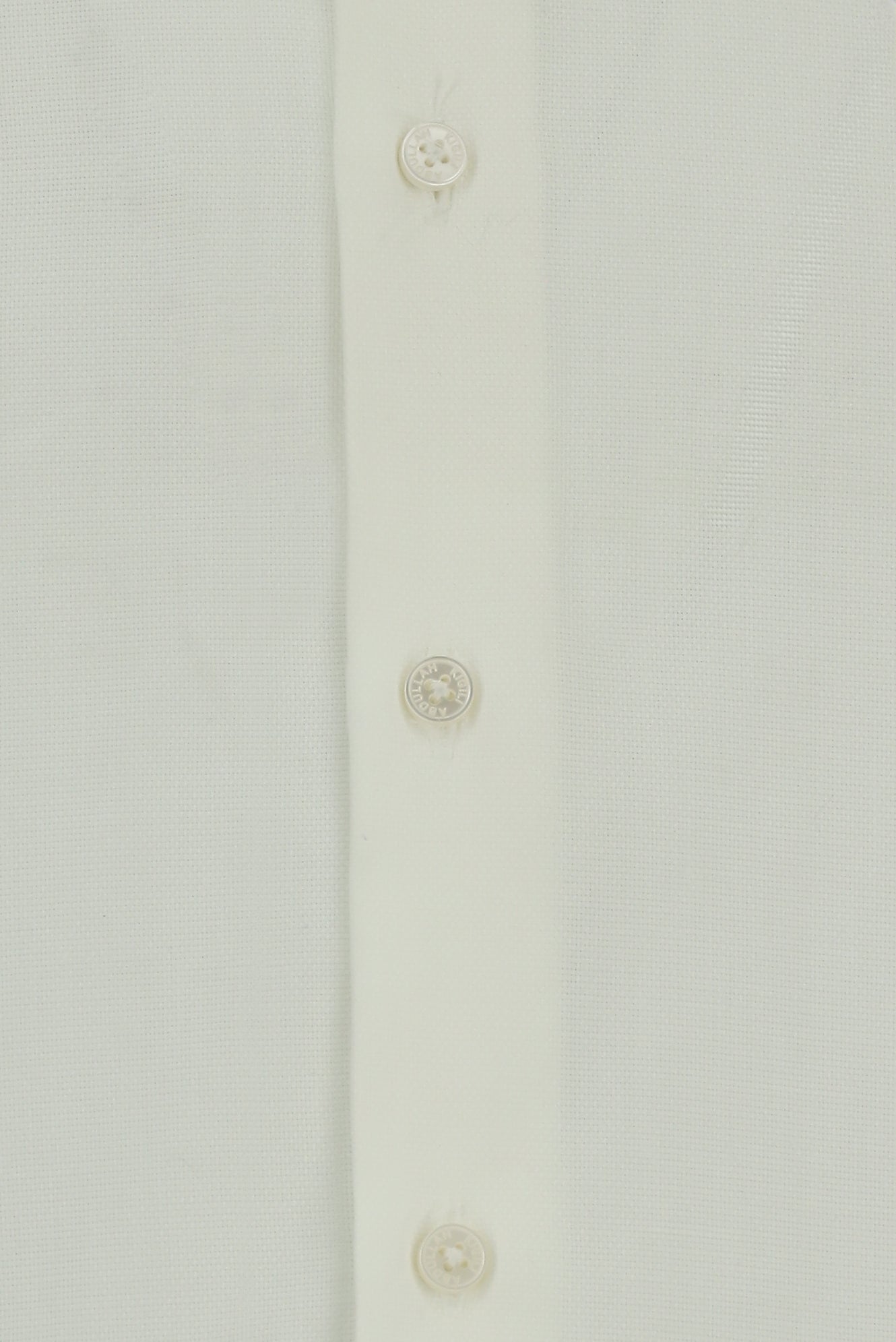 Beyaz Uzun Kol Slim Fit Dar Kesim Oxford Pamuk Gömlek-Abdullah Ki??l?