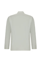 Beyaz Ata Yaka Slim Fit Dar Kesim Pamuk Gömlek