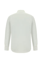 Beyaz Slim Fit Dar Kesim Non Iron Pamuk Ata Yaka Gömlek