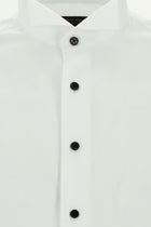 Beyaz Slim Fit Dar Kesim Pamuk Ata Yaka Gömlek