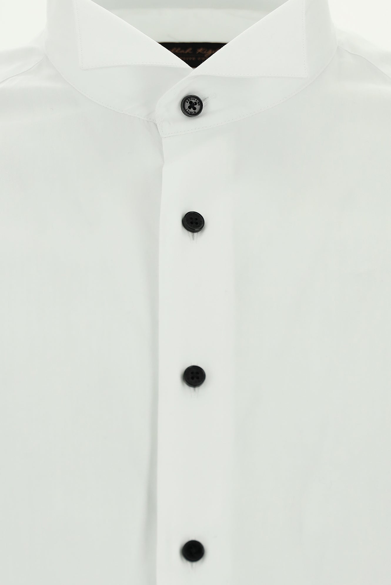 Beyaz Ata Yaka Slim Fit Gömlek-Abdullah Ki??l?
