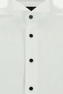 Beyaz Ata Yaka Slim Fit Gömlek-Abdullah Ki??l?