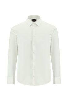 Beyaz Uzun Kol Slim Fit Gömlek