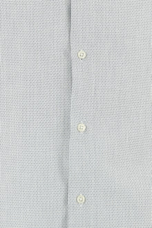 Beyaz Uzun Kol Slim Fit Dar Kesim Klasik Desenli Pamuk Gömlek