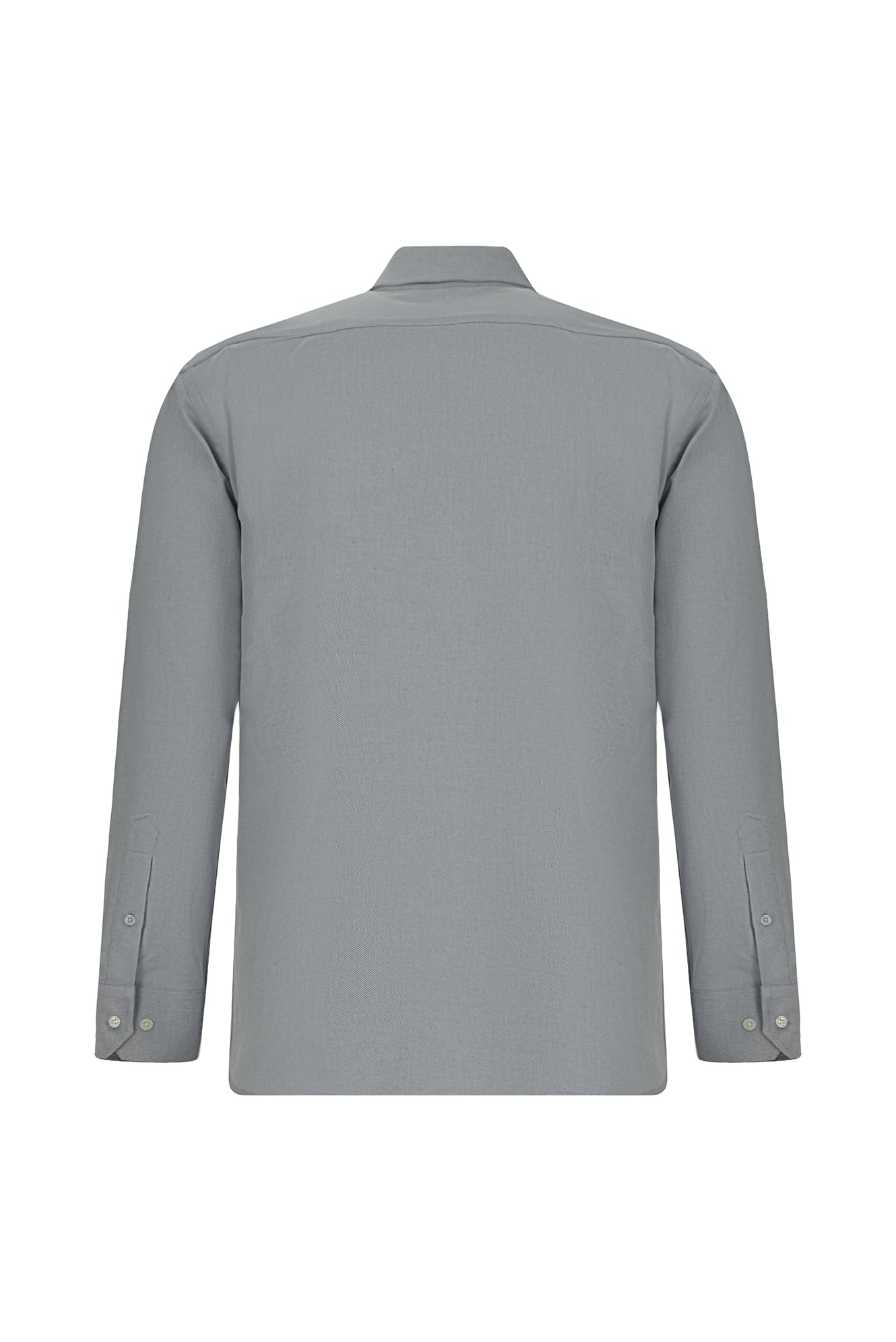 Mavi Uzun Kol Slim Fit Dar Kesim Pamuk Klasik Desenli Gömlek