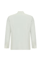 Beyaz Uzun Kol Slim Fit Dar Kesim Klasik Pamuk Gömlek