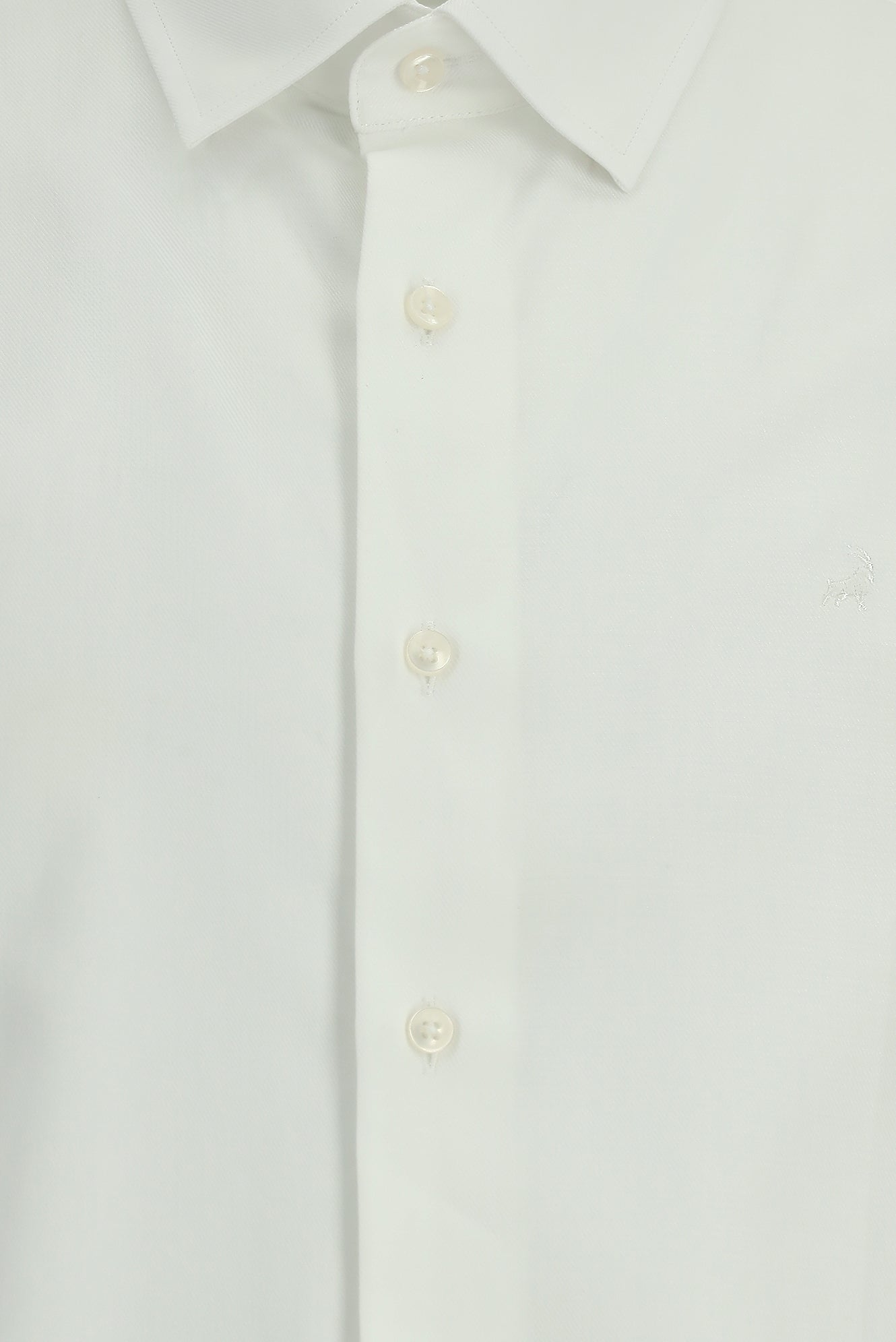 Beyaz Uzun Kol Slim Fit Dar Kesim Klasik Pamuk Gömlek