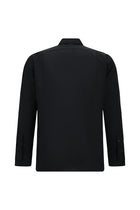 Siyah Uzun Kol Klasik Cepli Non Iron Saten Pamuk Gömlek-Abdullah Ki??l?