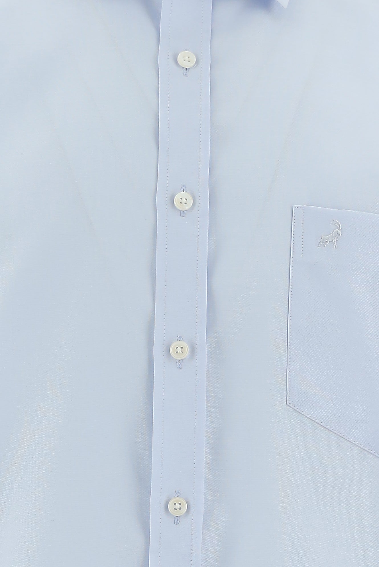 Açık Mavi Uzun Kol Non Iron Oxford Klasik Pamuk Gömlek