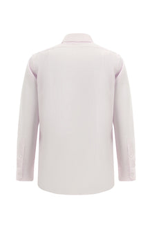 Toz Pembe Uzun Kol Non Iron Saten Klasik Pamuk Gömlek-Abdullah Ki??l?