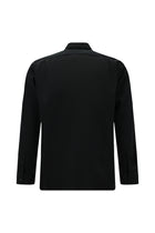 Siyah Uzun Kol Non Iron Saten Klasik Pamuk Gömlek