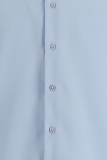 Uçuk Mavi Uzun Kol Non Iron Saten Klasik Pamuk Gömlek