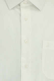 Beyaz Uzun Kol Cepli Pamuk Klasik Non Iron Gömlek