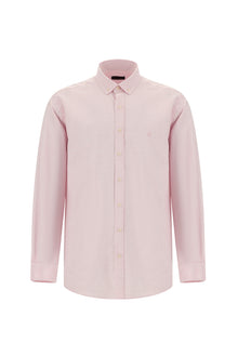 Pembe Uzun Kol Regular Fit Oxford Pamuk Gömlek-Abdullah Ki??l?